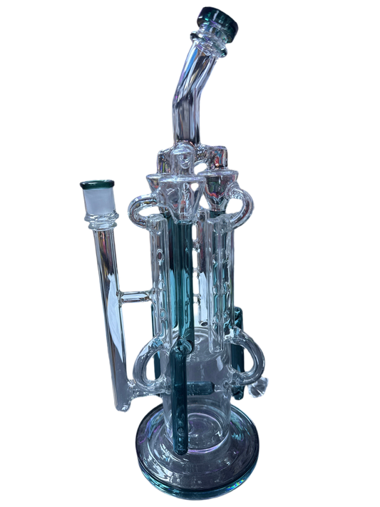 Recycler Bong Green Tint