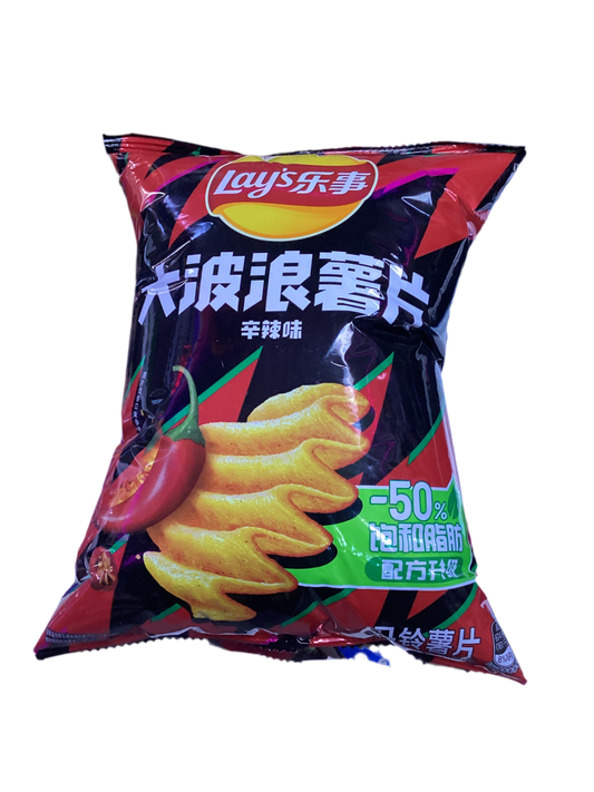 Lays Big Wave Spicy Chips (China)