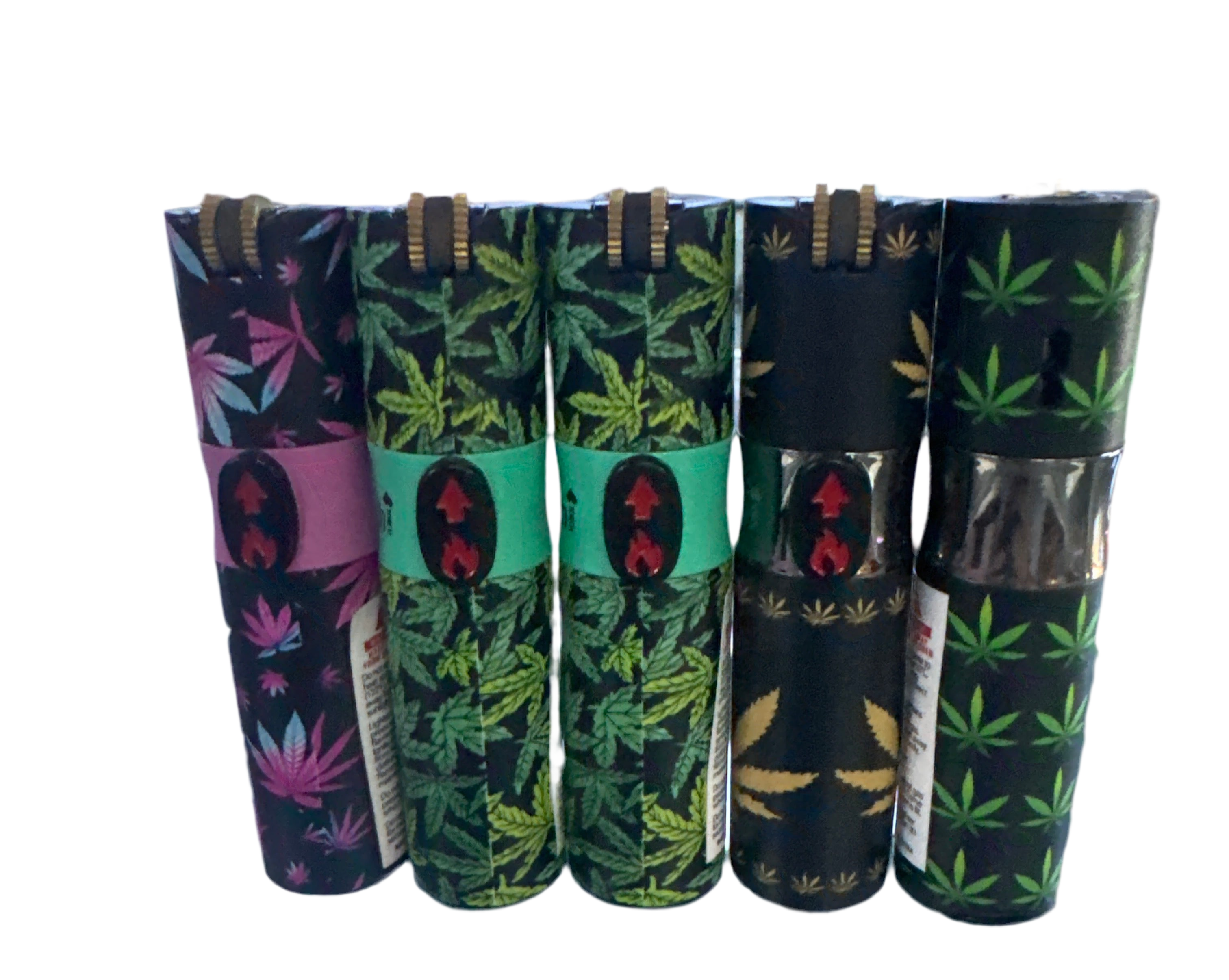 Scorch Torch Refillable Butane Torch Lighter Marijuana Leaf