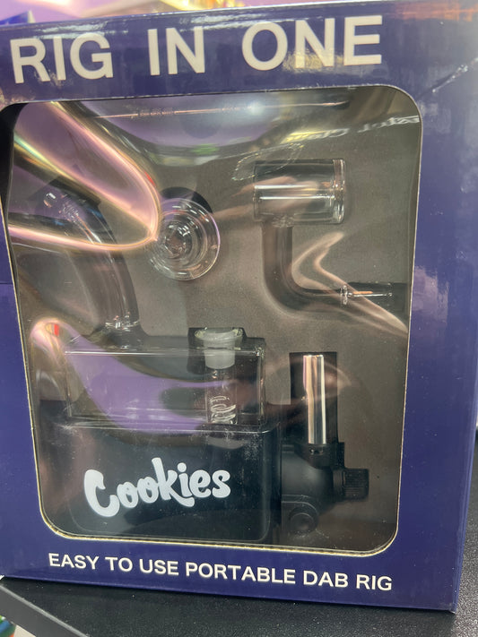 RIG IN ONE - Portable dab rig - Cookies Black