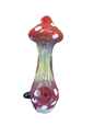 Long Red Top Mushroom Handpipe