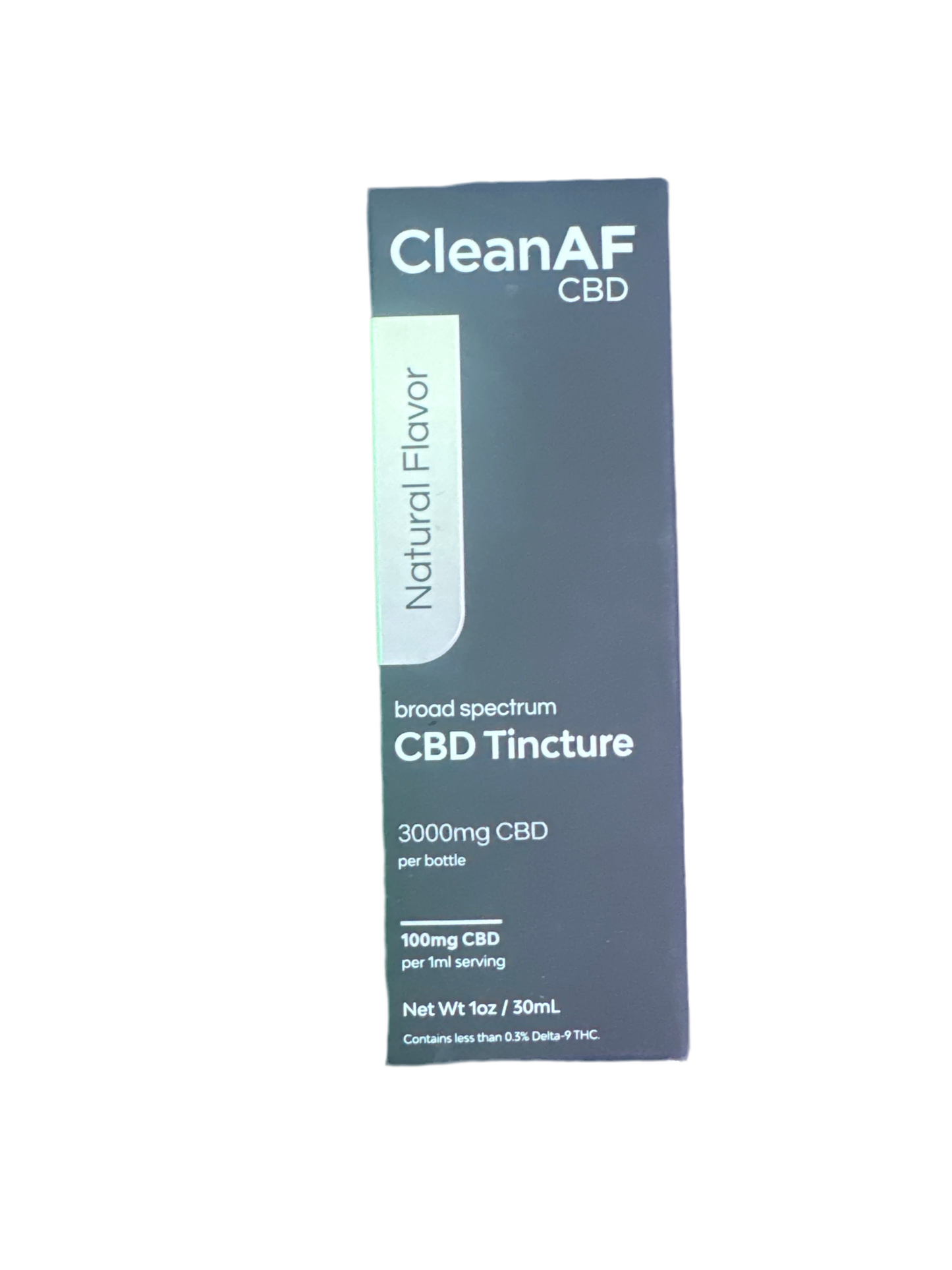 Clean AF - CBD Tincture - 6000mg CBD Per Bottle - Natural Flavor