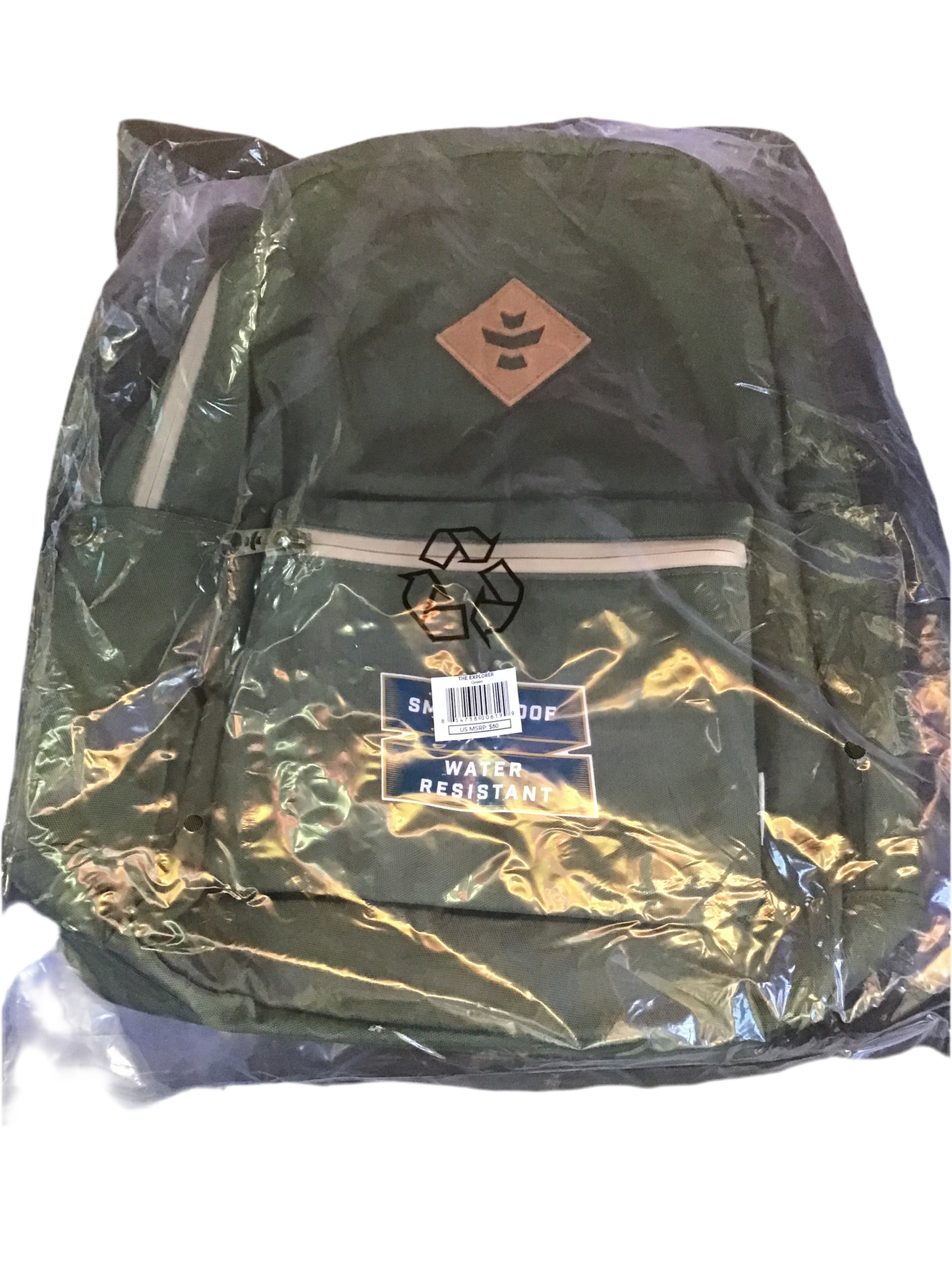Revelry The Explorer Smell Proof Backpack Green