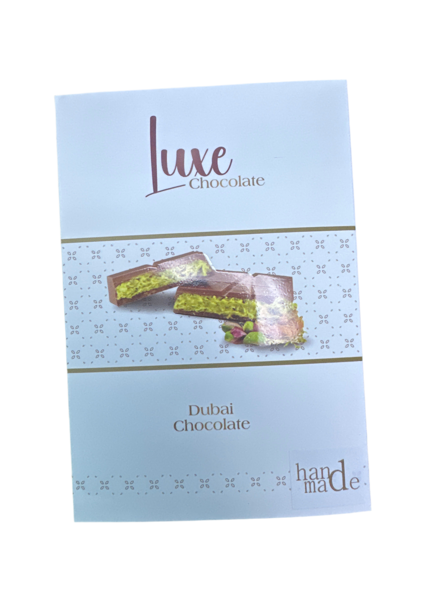 Luxe Chocolate - Dubai Chocolate - 70 grams