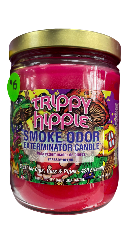 Smoke Odor Exterminator Candle 13oz - Trippy Hippie