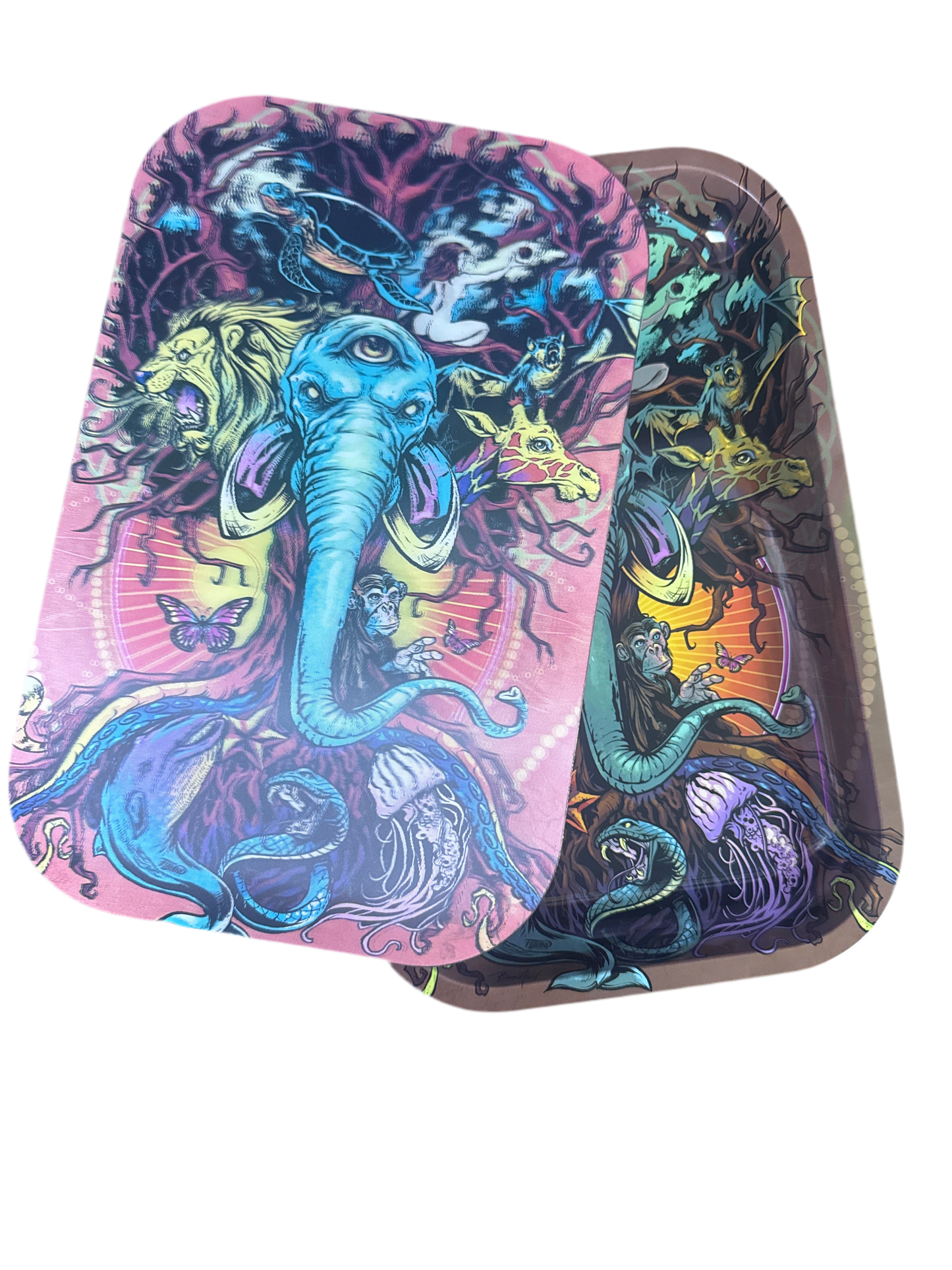 3D Reflective - Ganesh Rolling Tray