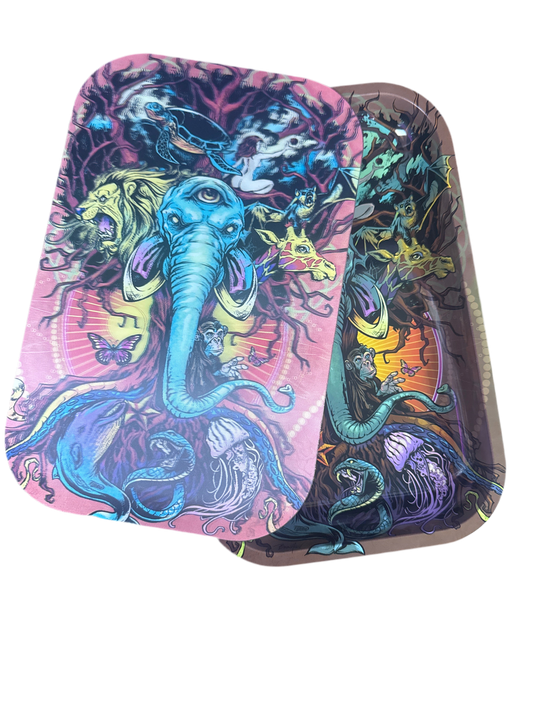 3D Reflective - Ganesh Rolling Tray
