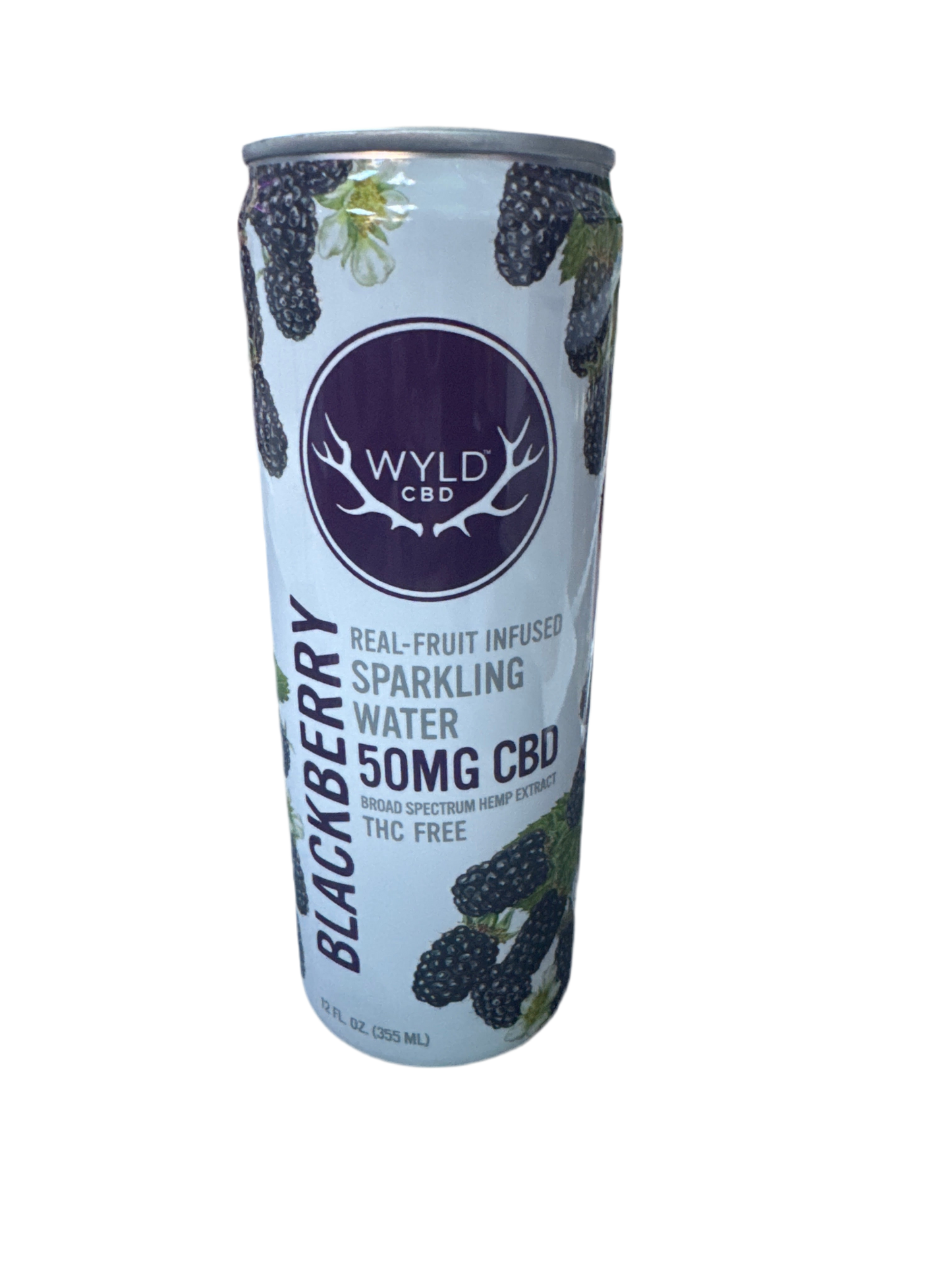 Wyld Blackberry CBD Seltzer - 50MG CBD - THC Free