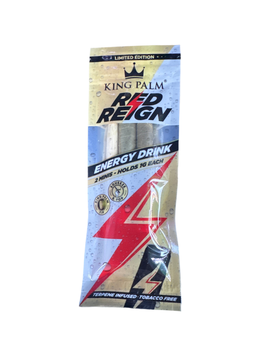 King Palm Red Reign Energy - 2 Mini Rolls