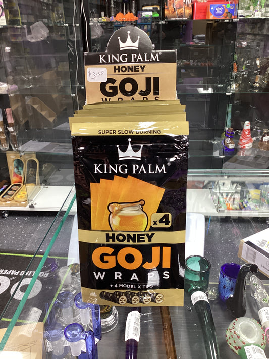 King Palm Honey Goji Wraps with Tips - 4ct