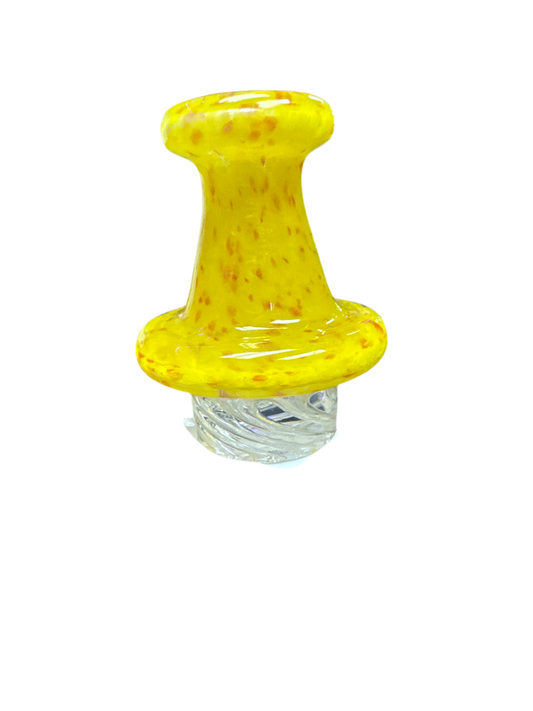 yellow carb cap with airflow