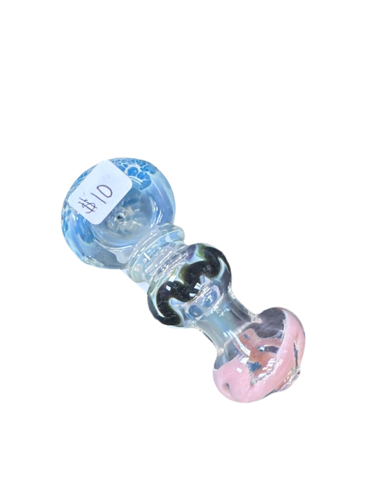 Hand Pipe with Color Accents