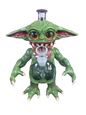 Dark Green Evil Baby Yoda Water Pipe