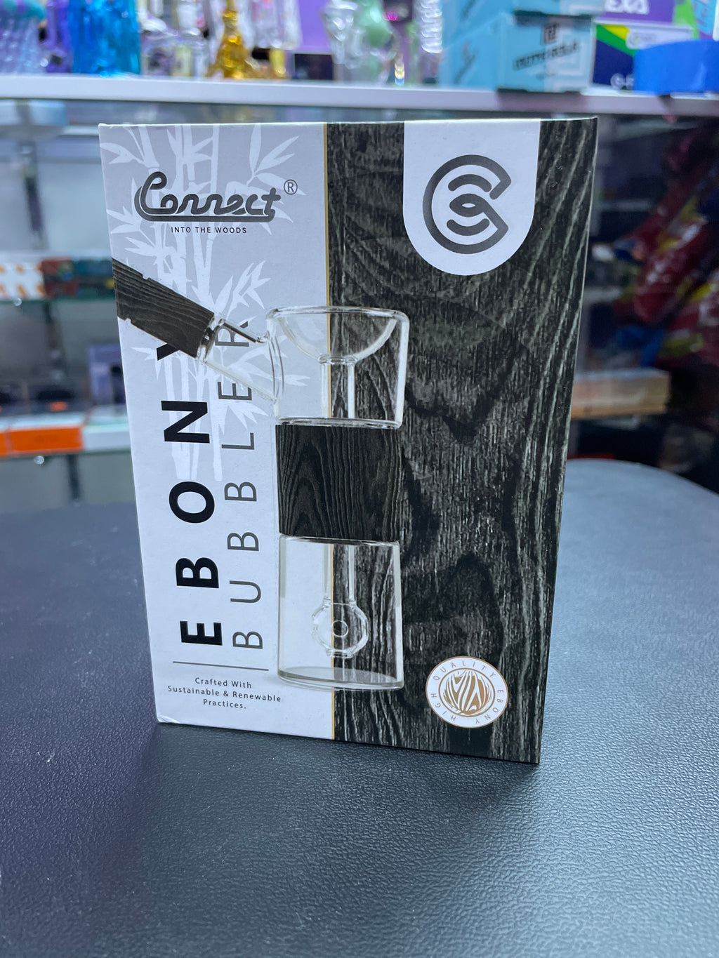 Connect Bamboo Bubbler - Ebony