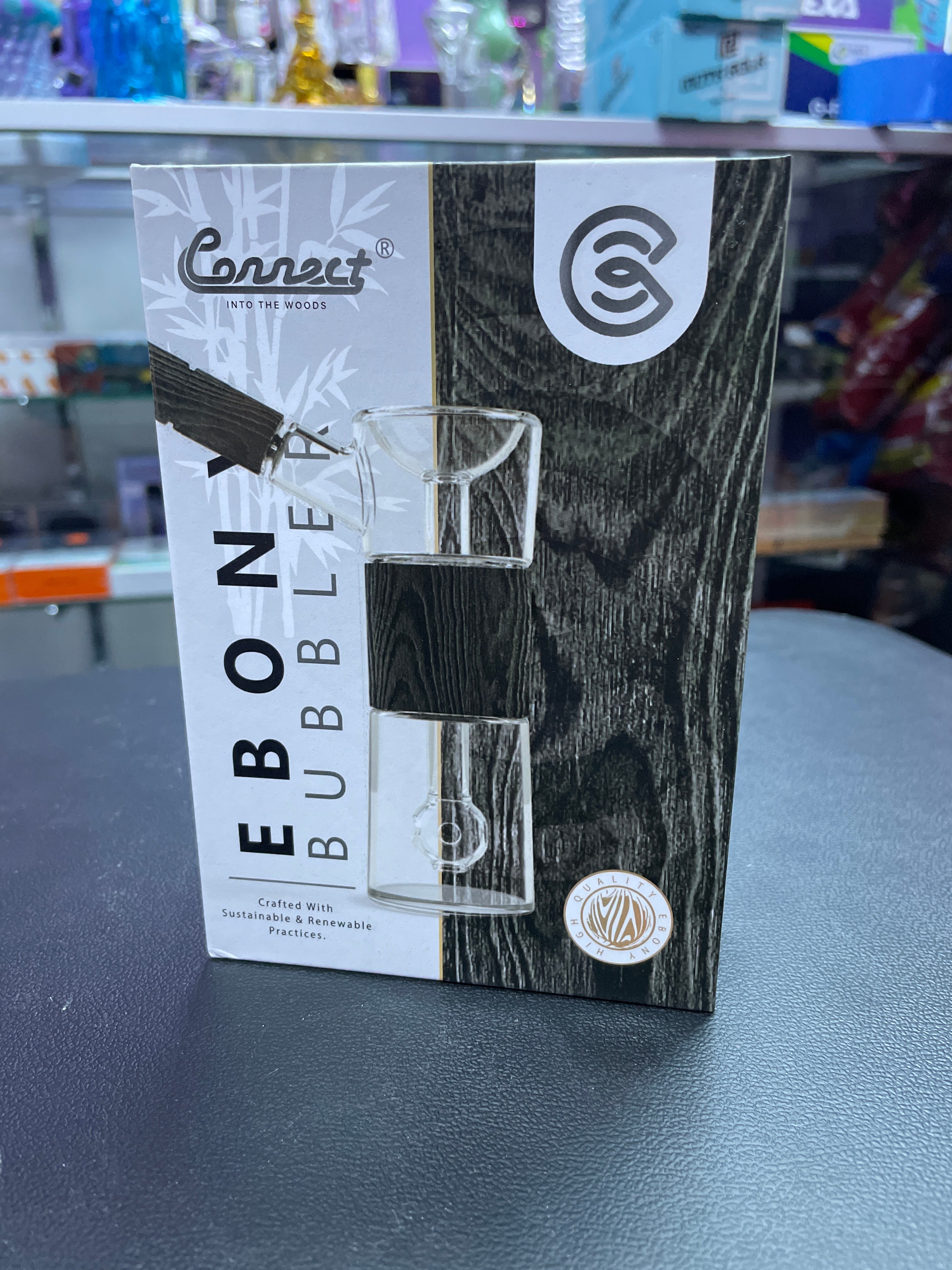 Connect Bamboo Bubbler - Ebony