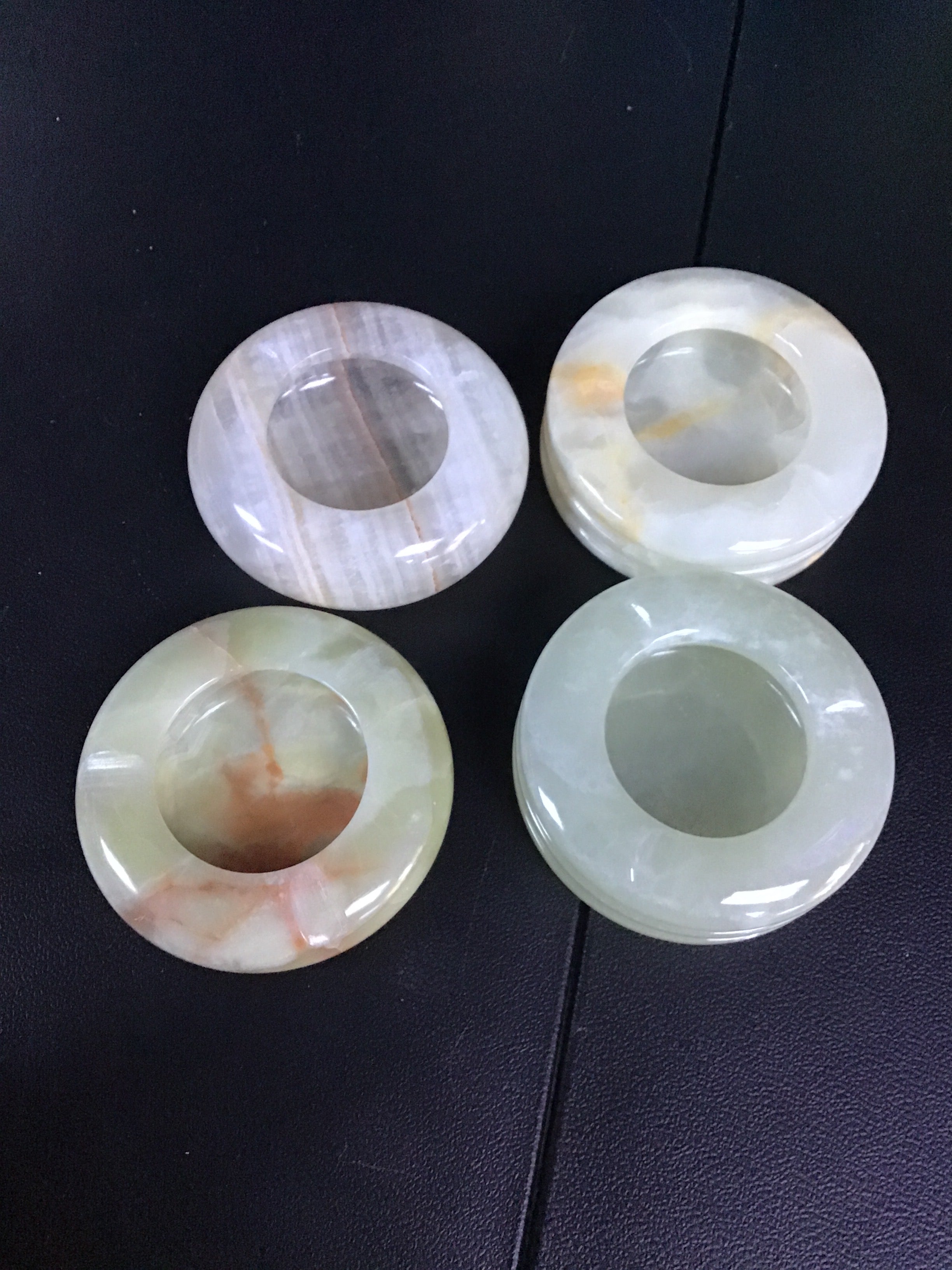 Assorted Stone Ashtray’s 3”