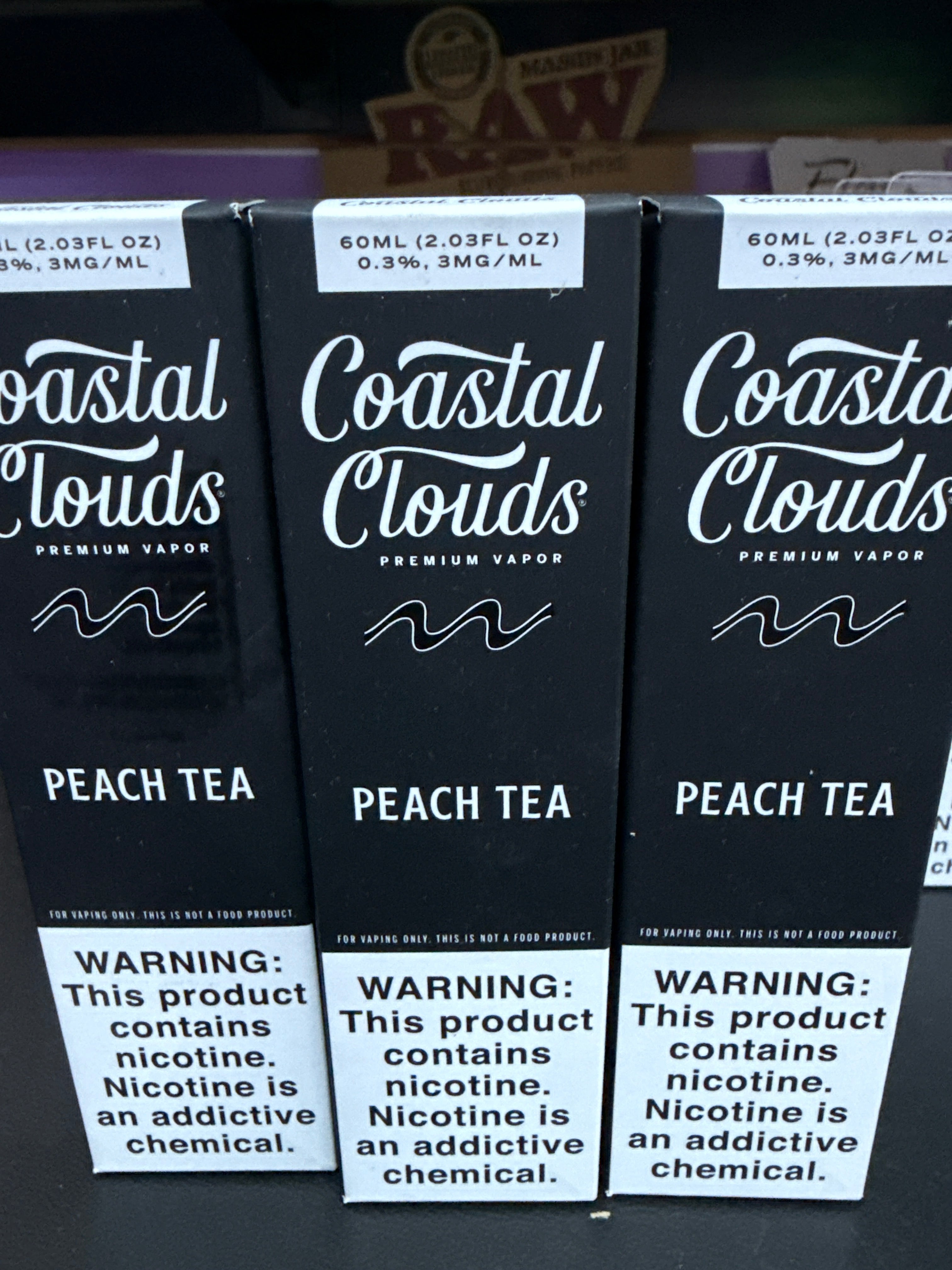 Coastal clouds peach tea 3ml