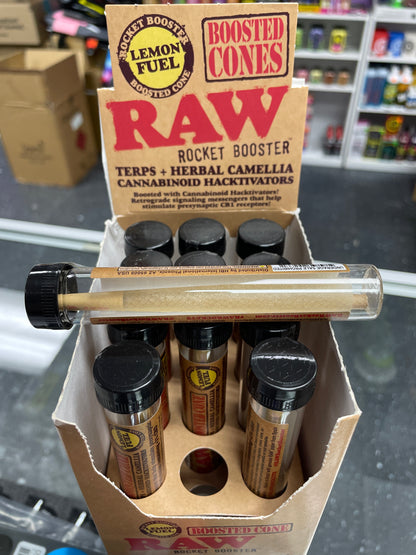 Raw Rocket Booster Terps + Herbal Rhodiola Cone - Lemon Fuel