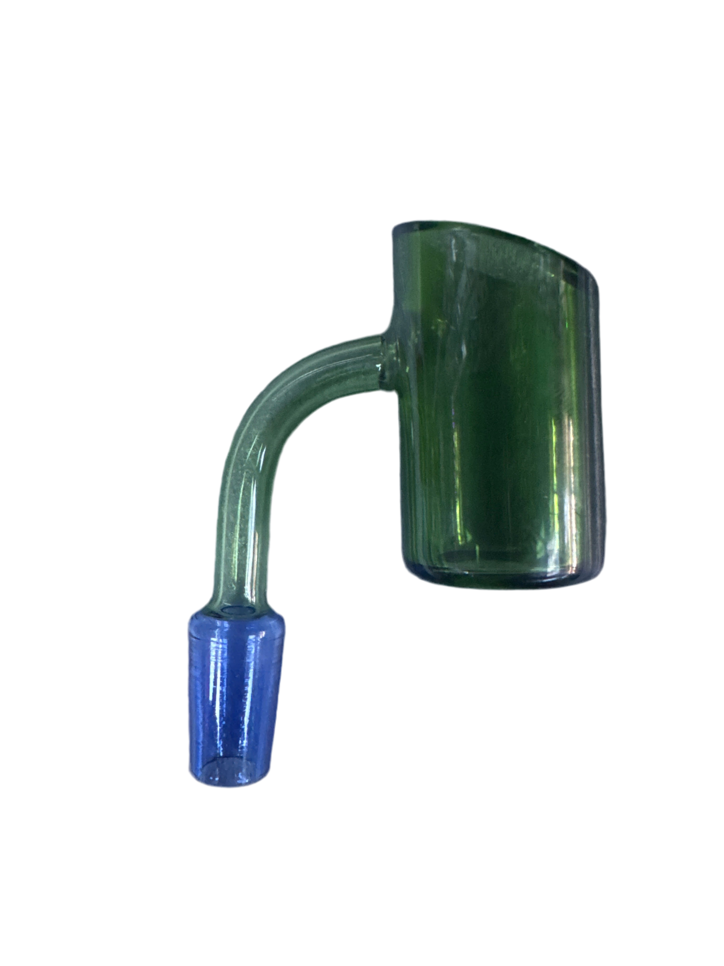 Large Light Green and Blue Banger 14mm