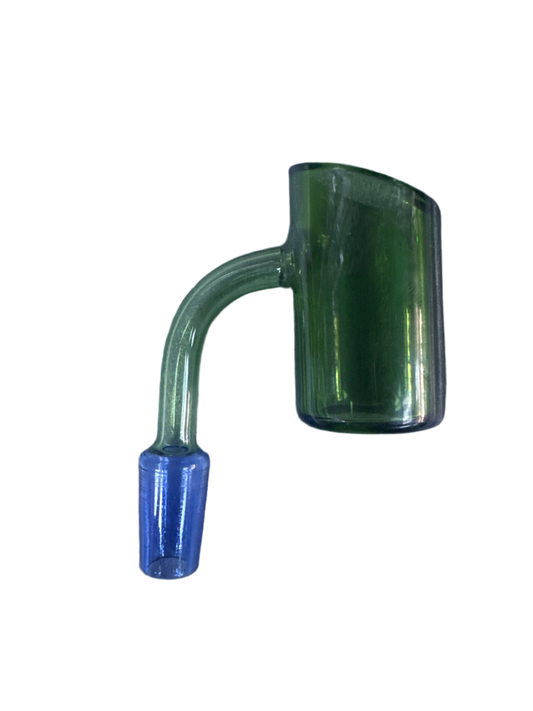 Large Light Green and Blue Banger 14mm