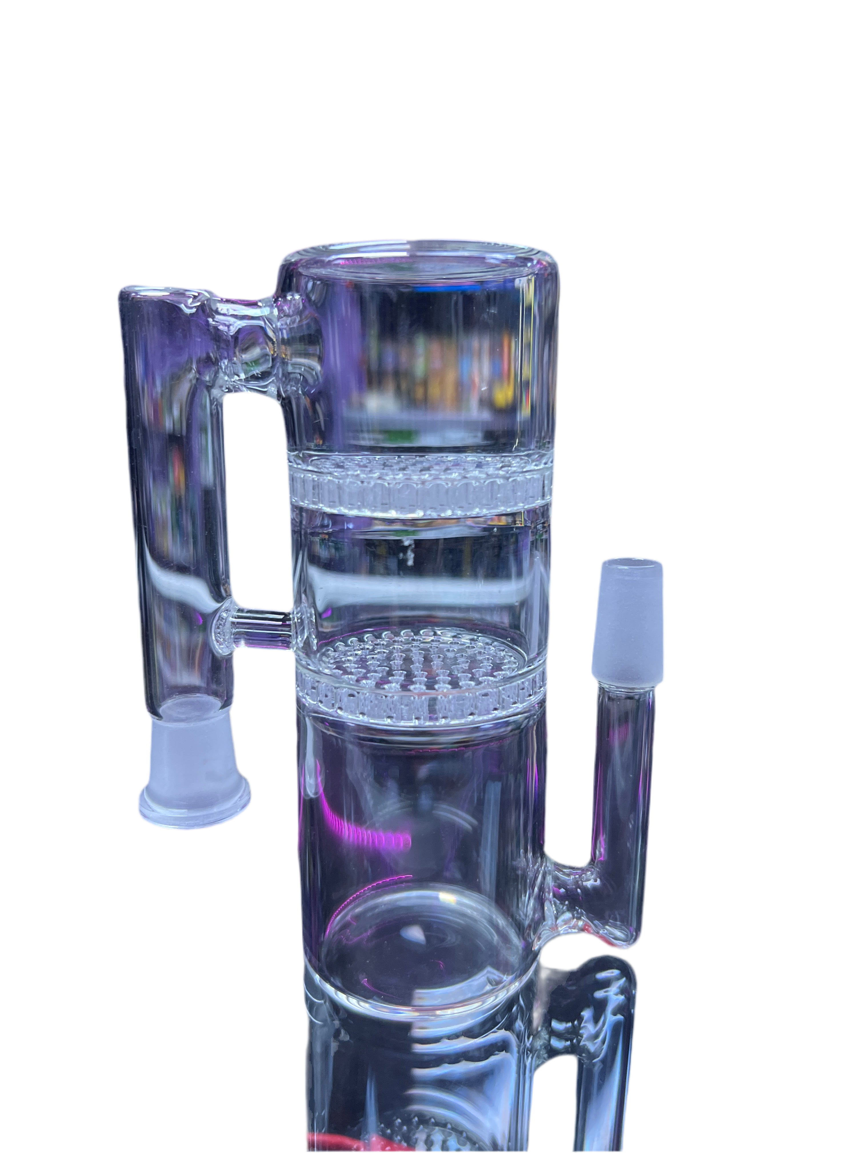 Clear recycler ash catcher