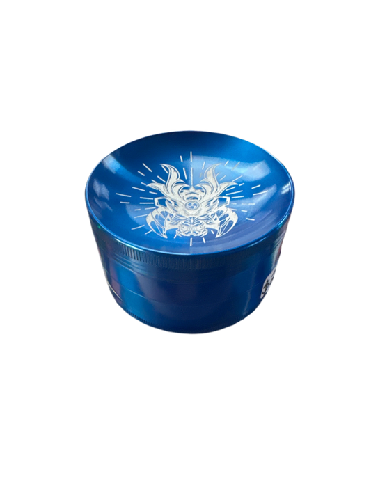 Samurai Shredder Grinder - 4 Piece Grinder - #36 75mm x 44mm - Blue