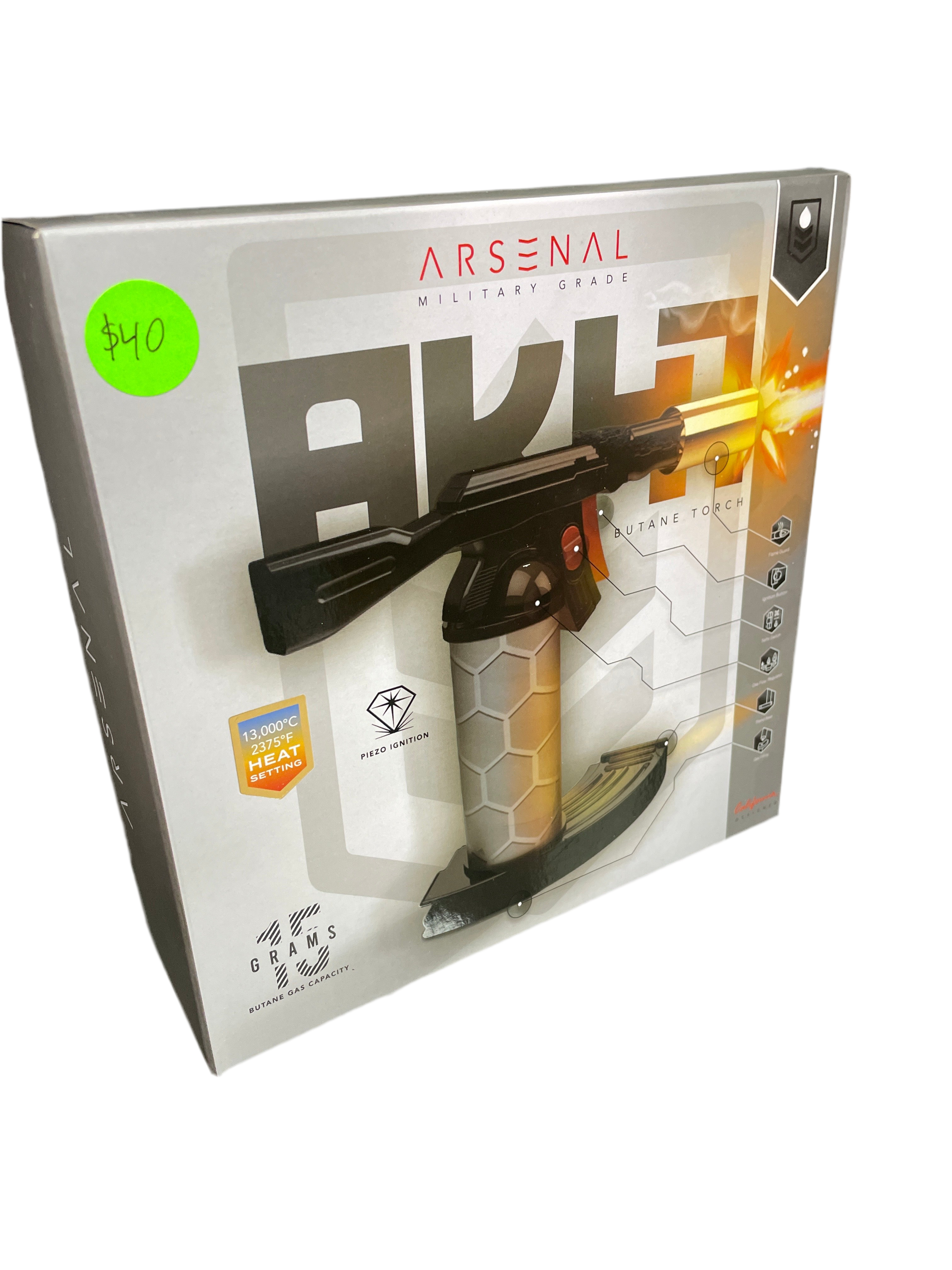 Arsenal Military Grade AK-47 Butane Torch -BLACK