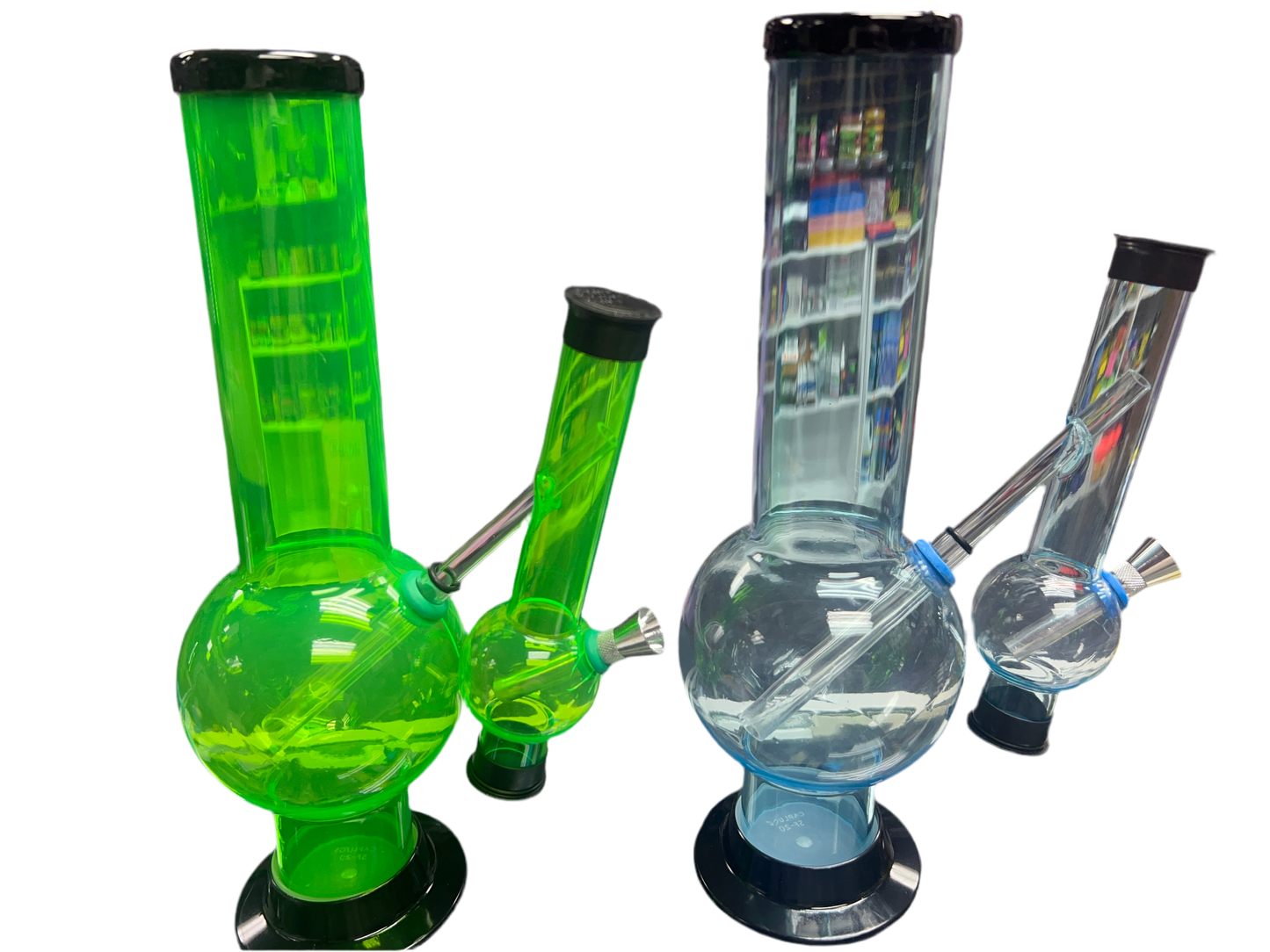 Double acrylic water pipe