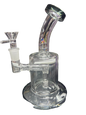 Glass Water pipe with black accents