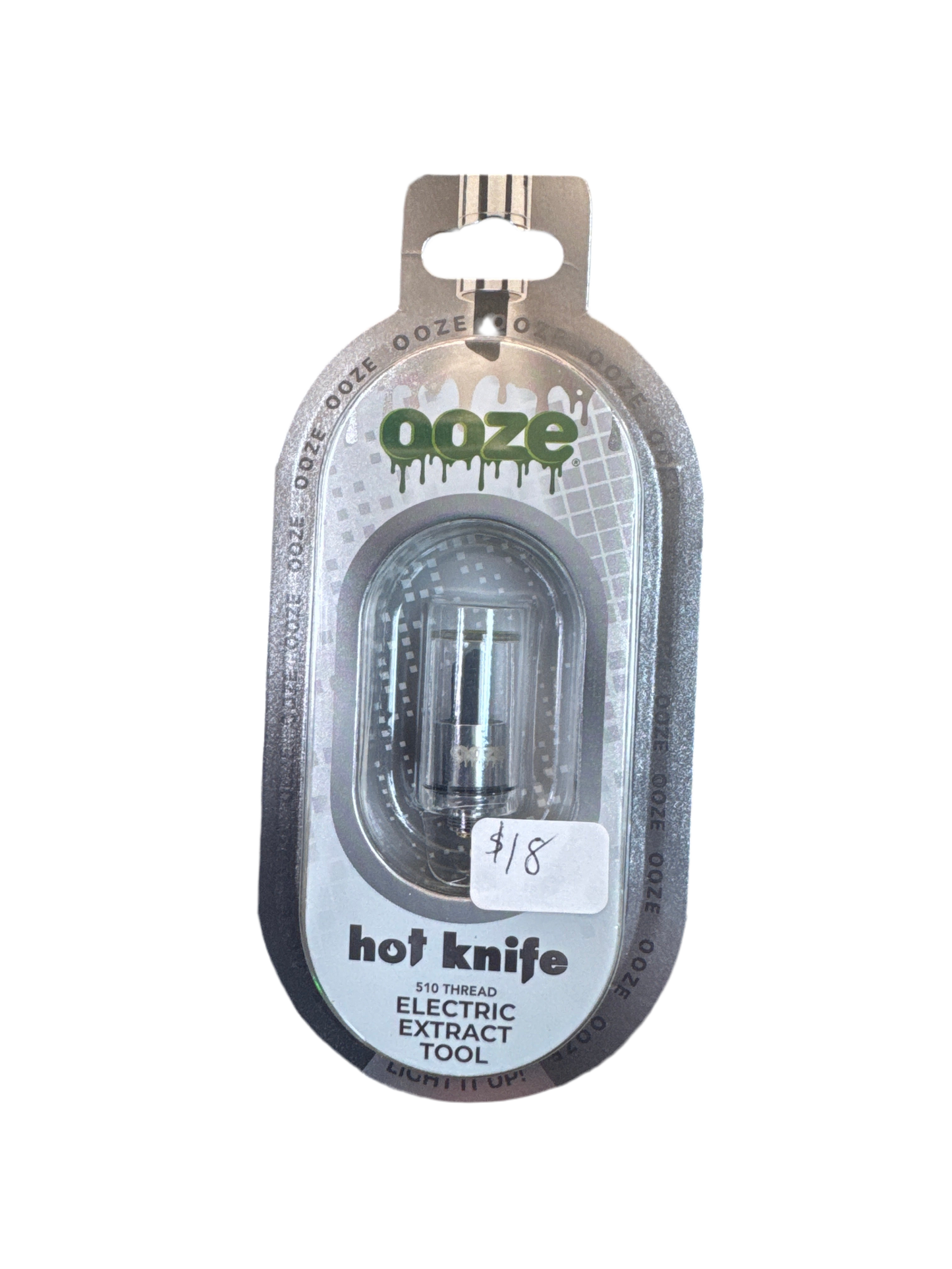 OOZE- Hot Knife - 510 Battery Concentrate Knife Attachment - Silver