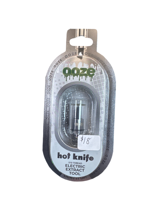 OOZE- Hot Knife - 510 Battery Concentrate Knife Attachment - Silver