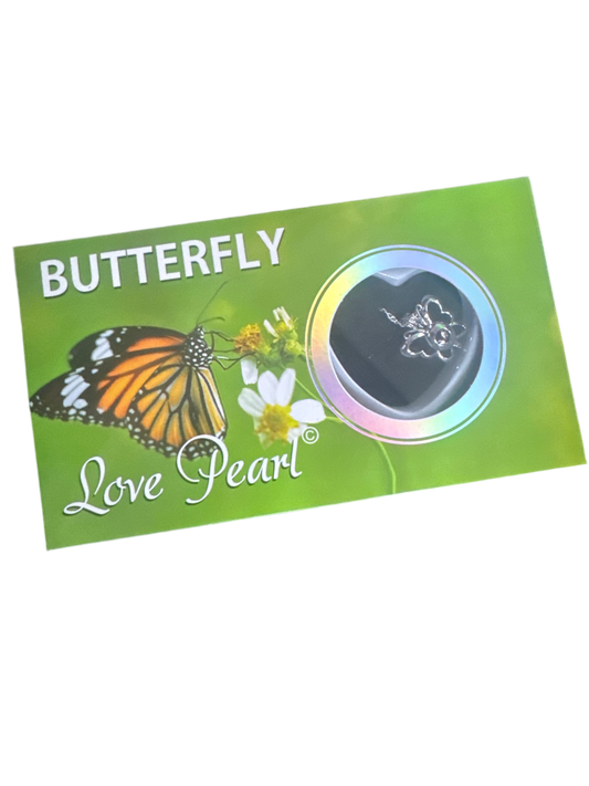 Butterfly Love Pearl Necklace