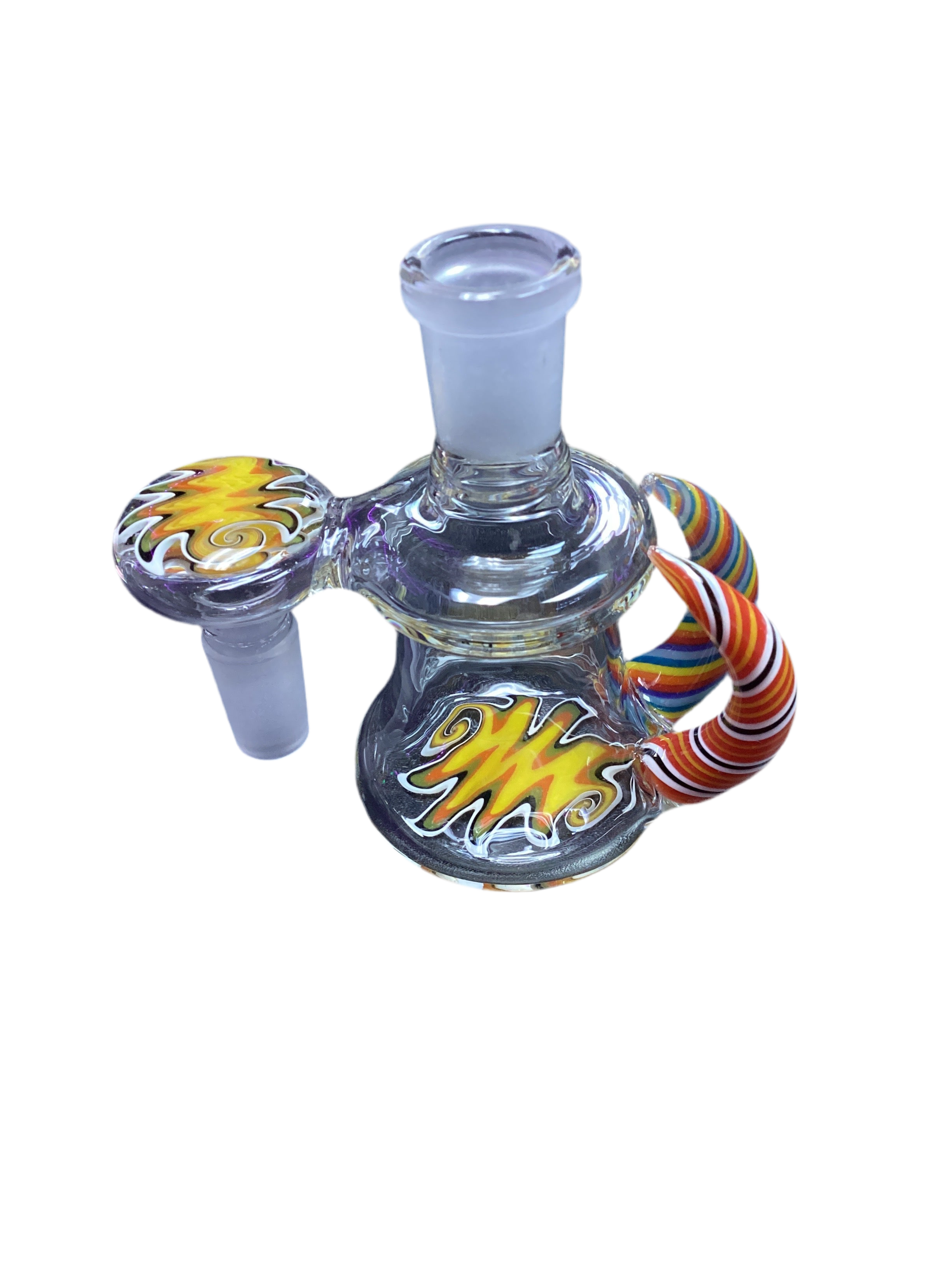 Ash Catcher - Orange Flame Horn Design