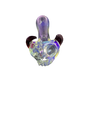 Local Blown Skull With Horn Pipe