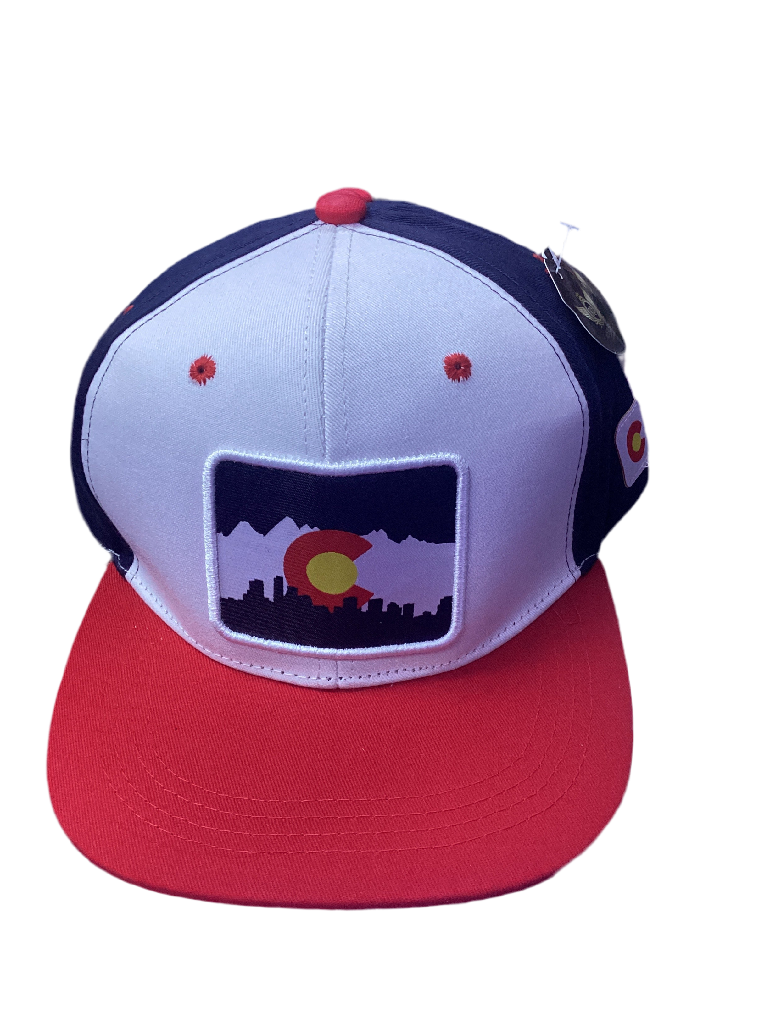 Colorado White and Red Caps