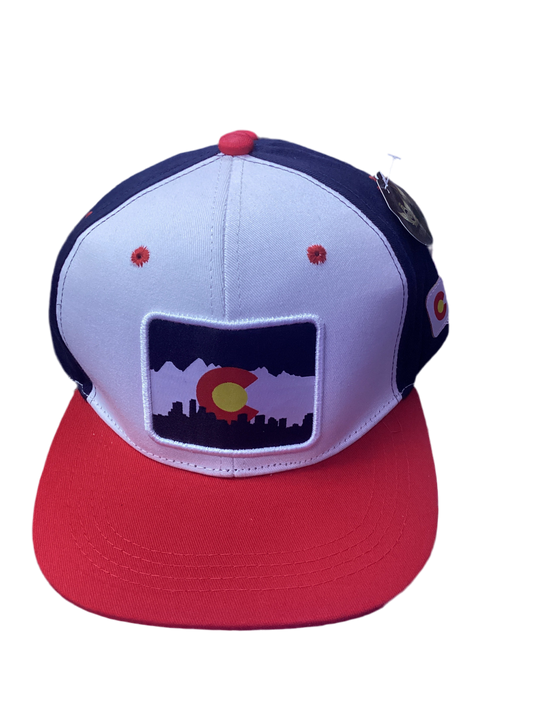 Colorado White and Red Caps