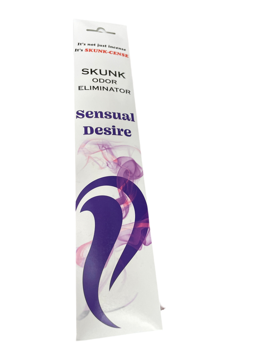 Skunk Odor Eliminator Incense - 12 Sticks Per Pack - Sensual Desire
