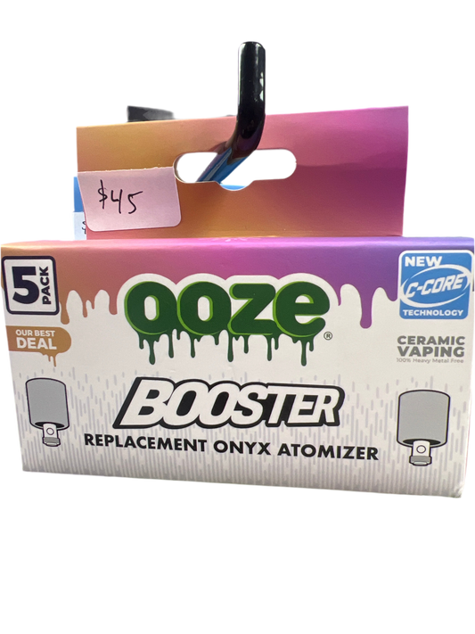 OOZE Electro Barrel Replacement Onyx Atomizer 5pk