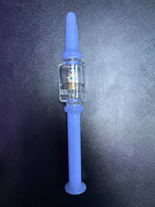 Glass Straw w Cupcake Design