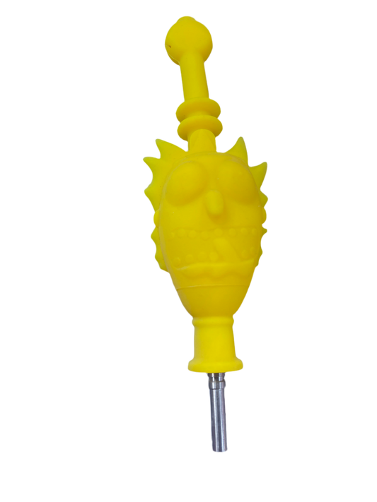 Rick and Morty nectar collector silicone orange