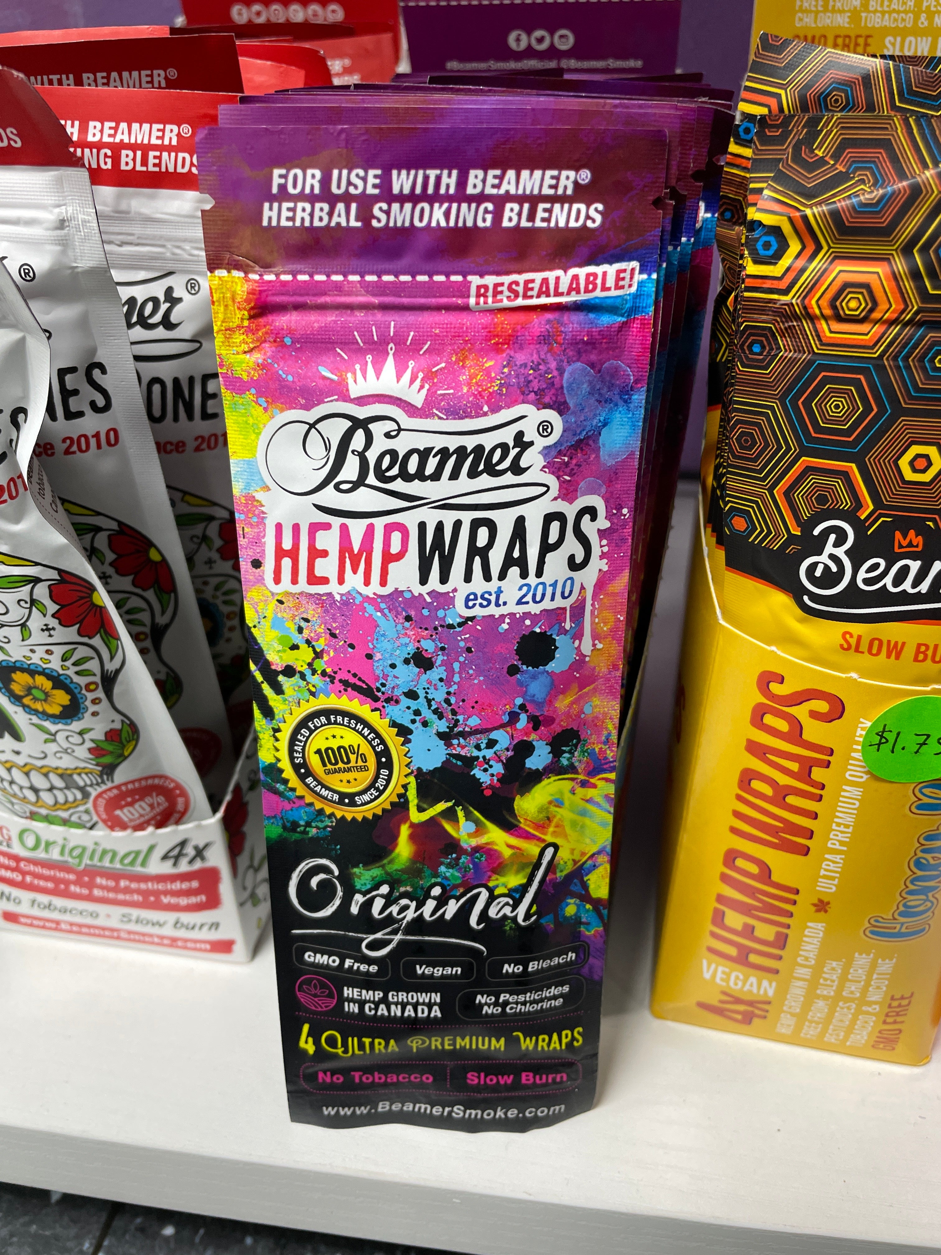 Beamer Vegan Wraps - 4ct - Original