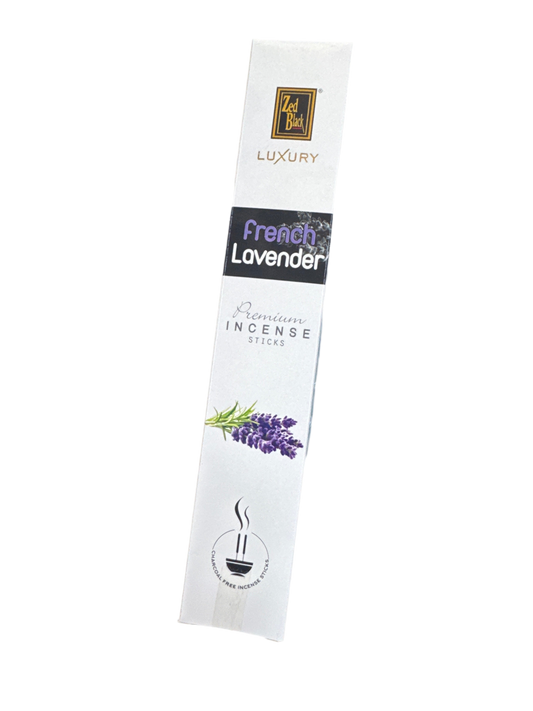 Zed Black Luxury Incense Sticks - 12ct - French Lavender