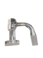 Full Weld Quartz Terp Slurper W White Bottom - 14mm