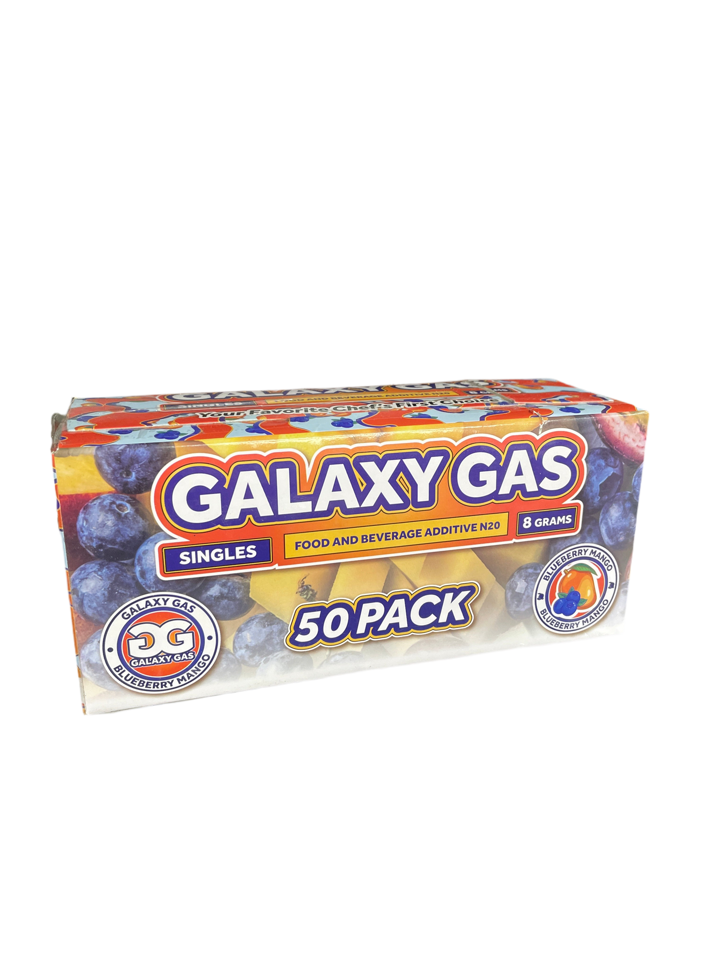 Galaxy Gas Food & Beverage N20 - 50 Singles - Blueberry Mango