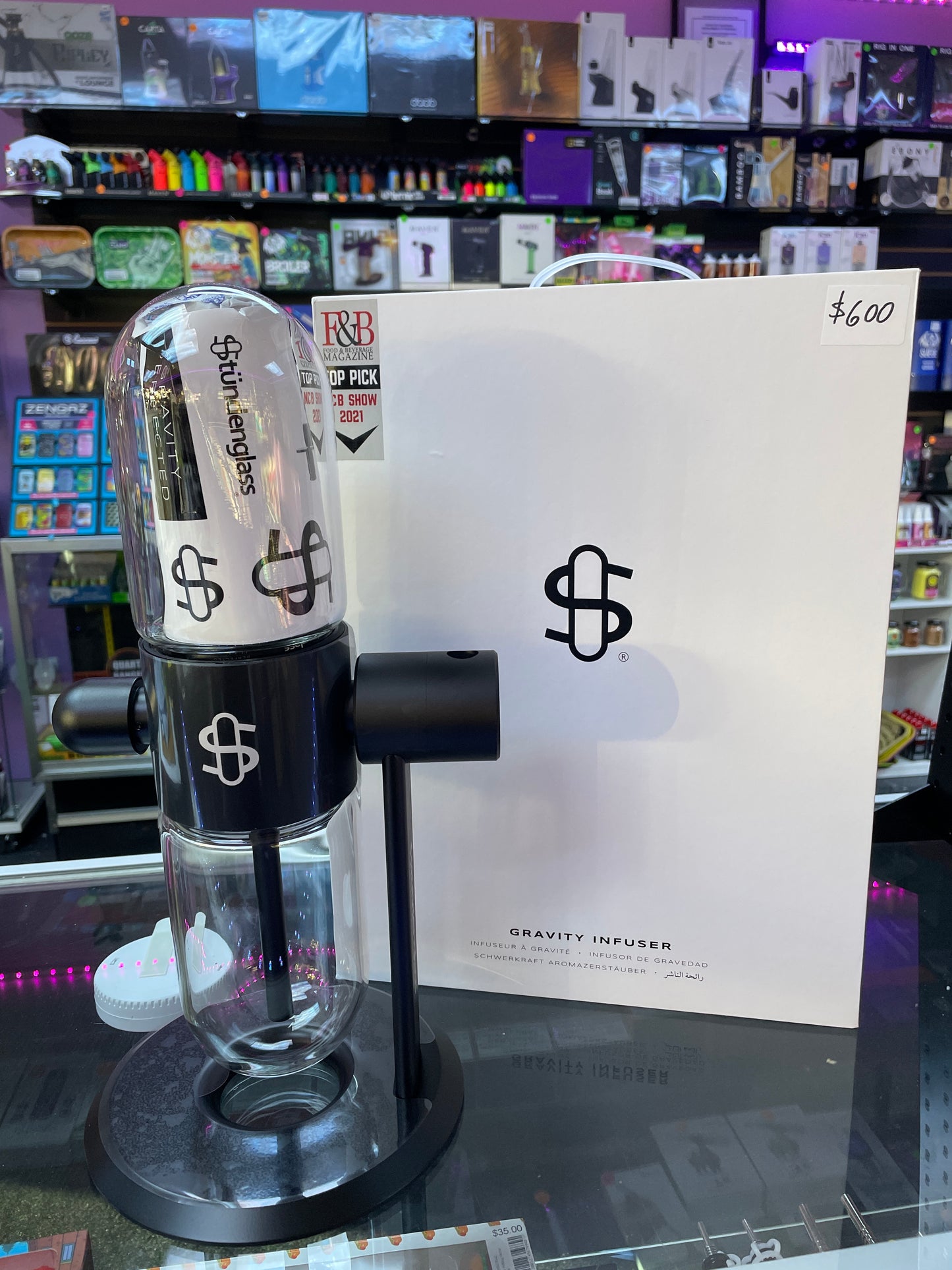 Stündenglass Gravity Infuser - Black