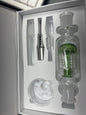 Glass Nectar Collector All in One Set with Perk - Green Accent Color