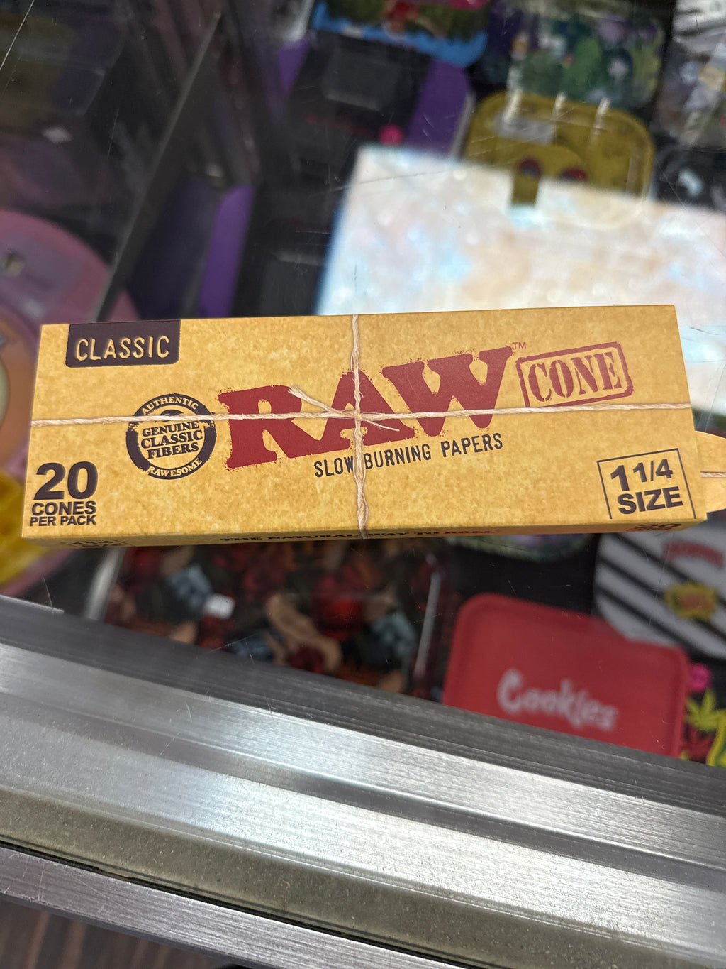 Raw 20 cone 1 1/4 size slow burning paper