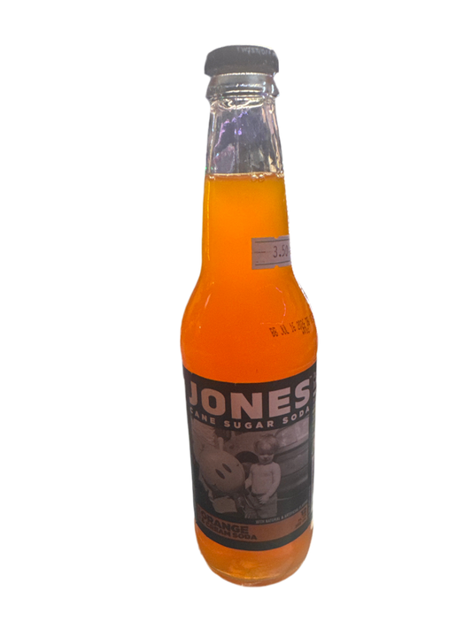 Jones Cane Sugar Soda (Orange & Cream Soda) American