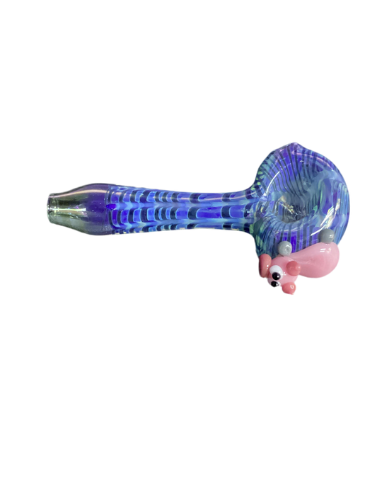 Local Blown Pig Glass Handpipe