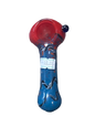 Red Bowl With Blue Bottom Handpipe